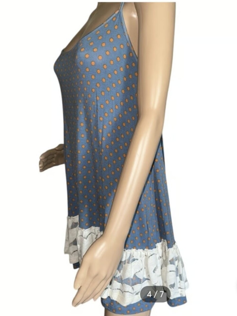 Matilda Jane polka dot lace Dress sz XS *B - Picture 3 of 8